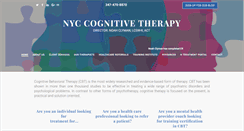 Desktop Screenshot of nyccognitivetherapy.com