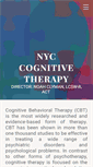 Mobile Screenshot of nyccognitivetherapy.com