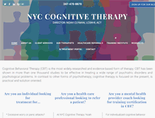 Tablet Screenshot of nyccognitivetherapy.com